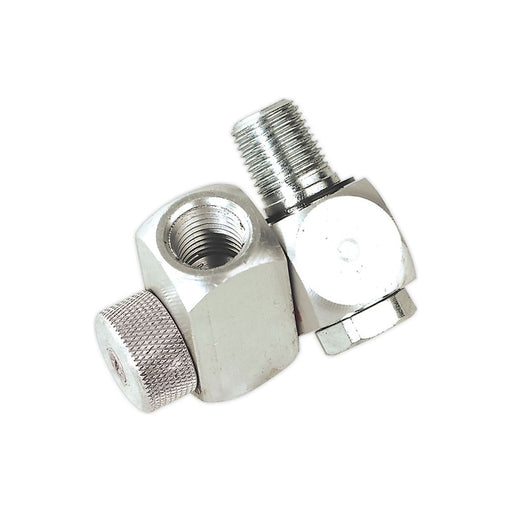 Sealey Z-Swivel Air Hose Connector with Regulator 1/4"BSP SA900 Sealey - Town Tools 