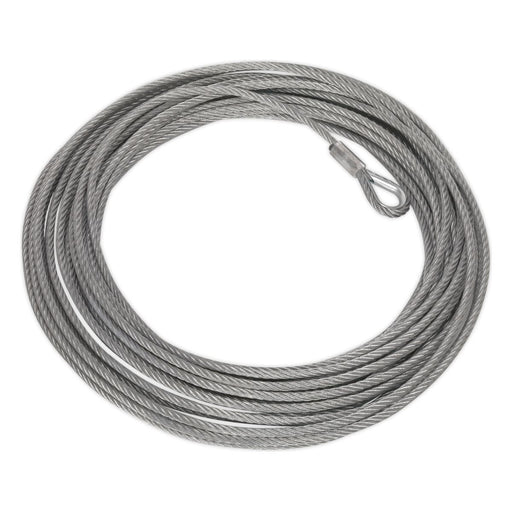 Sealey Wire Rope (9.2mm x 26m) for SWR4300 & SRW5450 SRW5450.WR Sealey - Town Tools 