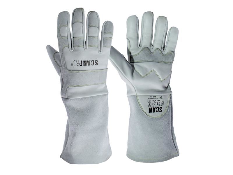 Scan Premium Leather Welding Gloves - XL (Size 10) Scan - Town Tools