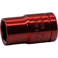 Sealey 1/2"Dr Coloured Socket 14mm (Red) AK288-V4-02
