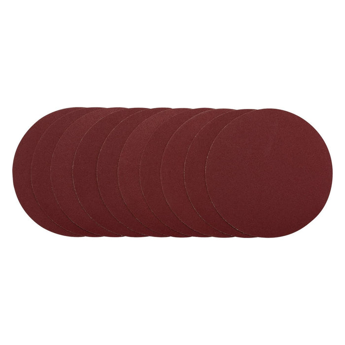 Draper Sanding Discs, 200mm, 120 Grit (Pack of 10) 10233 Draper - Town Tools 