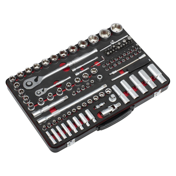 Sealey Premier Platinum Premier Platinum Socket Set 1/4" & 1/2"Sq Drive 108pc Sealey Premier Platinum - Town Tools 