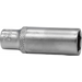 Sealey 1/4"Dr Deep Socket 12mm (Micro Satin Finish)