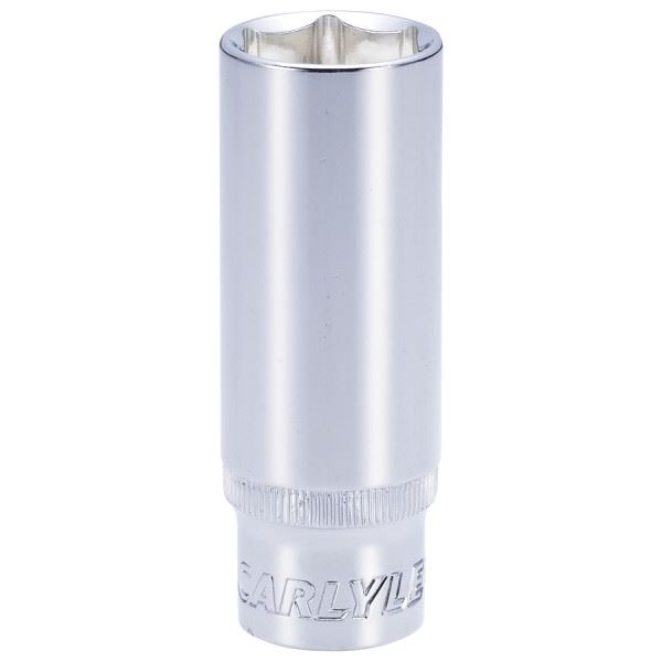 Carlyle Hand Tools Socket - Deep - Metric Standard - 1/2In. Dr - 21 mm 21mm Carlyle Hand Tools - Town Tools 