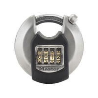 Master Lock Excell™ Discus 4-Digit Combination 70mm Padlock