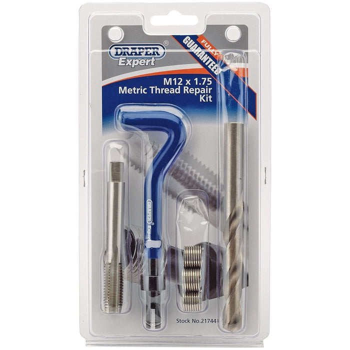 Draper Metric Thread Repair Kit, M12 x 1.75 21744 Draper - Town Tools 