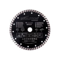 Evolution Diamond Blade, Segmented Rim 185 x 20mm