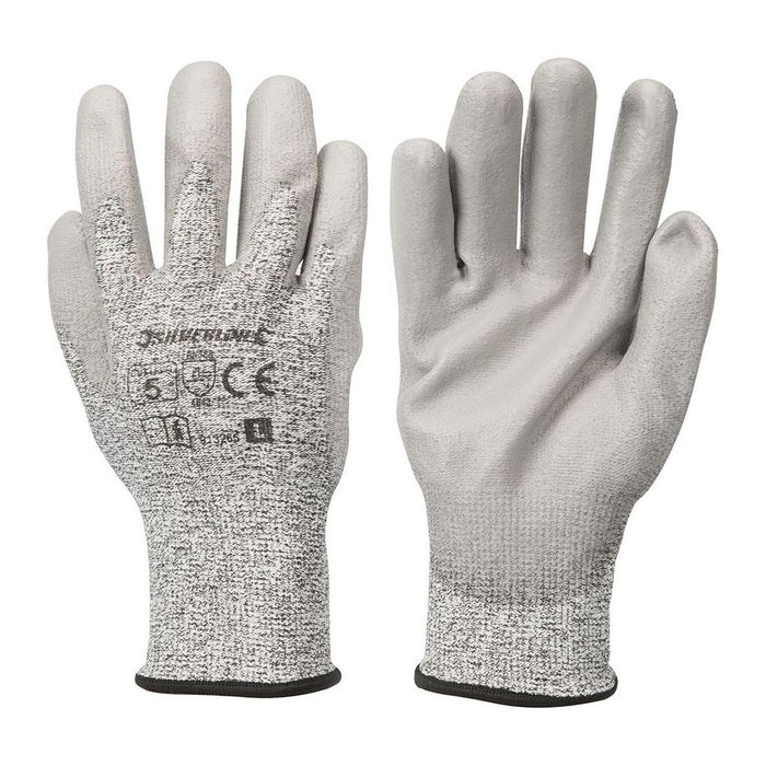 Silverline Anti-Cut Gloves Cut D L 9 Silverline - Town Tools 