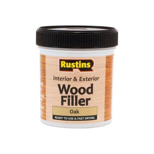 Rustins Acrylic Wood Filler Oak 250ml Rustins - Town Tools