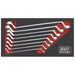 Sealey Offset Double End Ring Spanner Set 8pc Metric AK63257 Sealey - Town Tools 