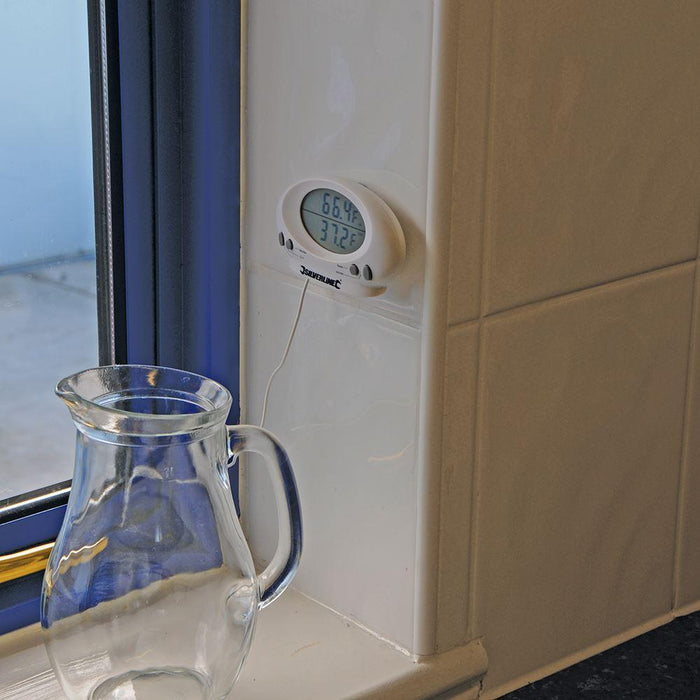 Silverline Indoor/Outdoor Thermometer -50°C to +70°C Silverline - Town Tools 