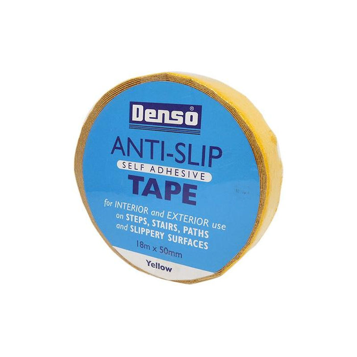 Sylglas Anti-Slip Tape 50mm x 18m Yellow Sylglas - Town Tools