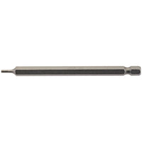 Draper Hexagonal Insert Bit, 2mm, 1/4" Hex, 100mm Long (Pack of 1) 64370