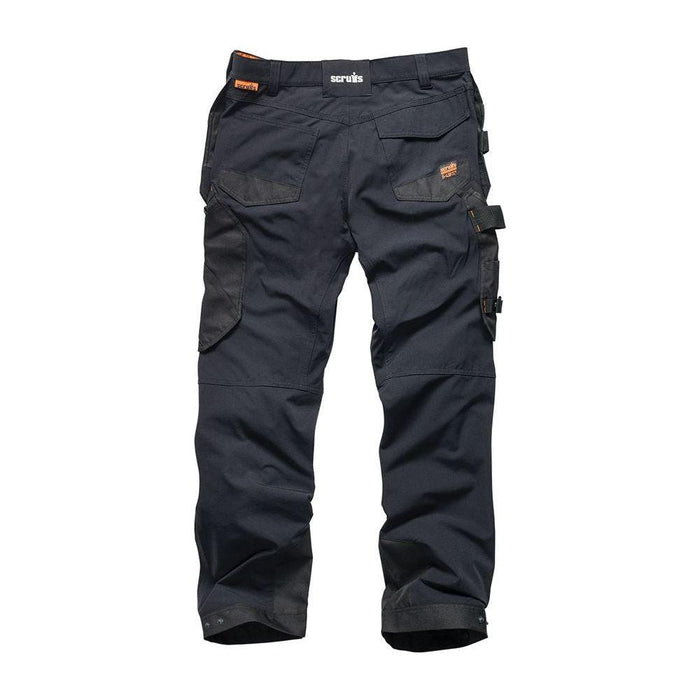 Scruffs Pro Flex Plus Holster Trousers Black 30S Scruffs - Town Tools 