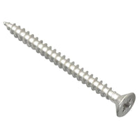 Forgefix Multi-Purpose Pozi Compatible Screw CSK ST S/Steel 5.0 x 60mm Box 100