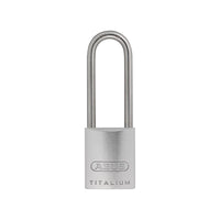 Abus Mechanical 86TI/45mm TITALIUM™ Padlock Without Cylinder 70mm Long Stainless Steel Shackle