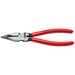 Knipex 08 21 185 SB Needle-Nose Combination Pliers plastic coated black atramentized, 185mm Draper - Town Tools