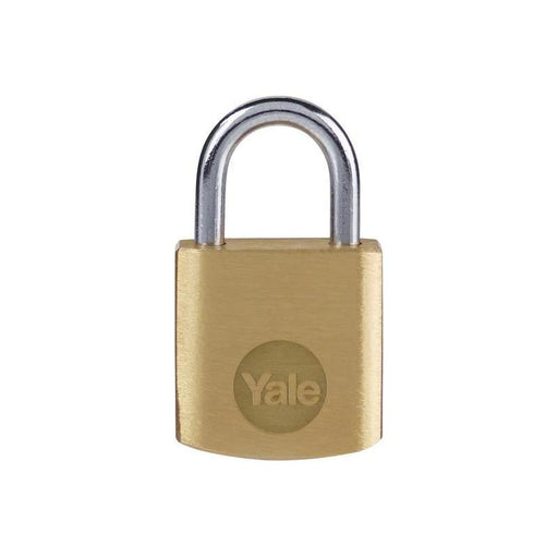 Yale Locks Brass Padlock 20mm Yale Locks - Town Tools