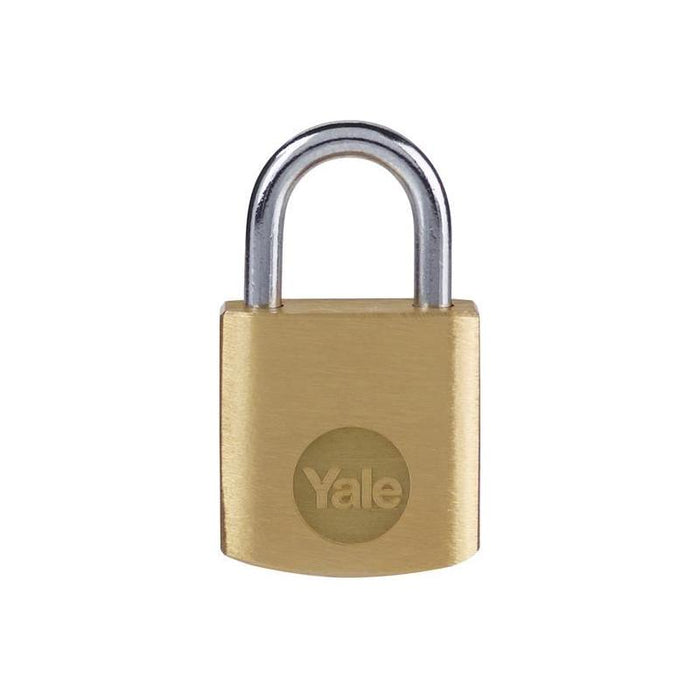 Yale Locks Brass Padlock 20mm Yale Locks - Town Tools