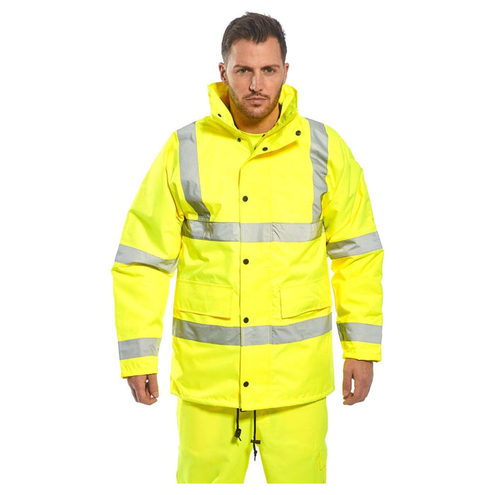 Portwest Hi-Vis Traffic Jacket - Yellow - X Large