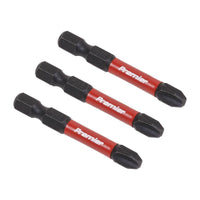 Sealey Phillips #3 Impact Power Tool Bits 50mm 3pc AK8231
