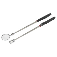 Sealey Telescopic Magnetic LED Pick-Up Tool & Inspection Mirror Set 2pc S0941