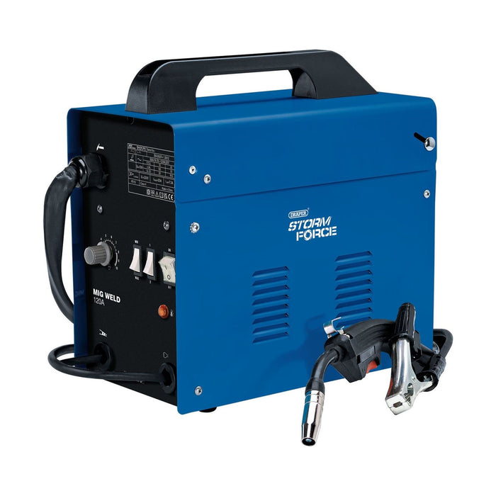 Draper Storm Force Gasless MIG Welder, 120A 70051