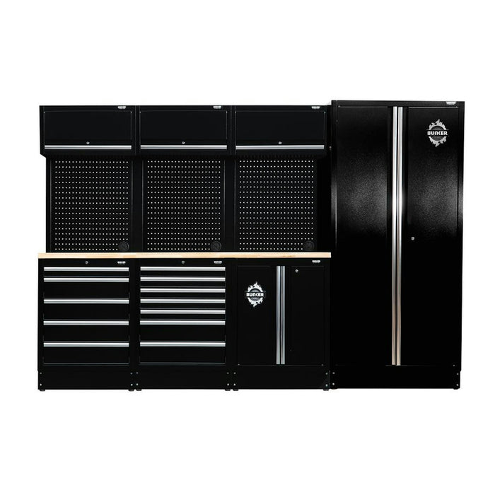 BUNKER® 15 Piece Modular Storage Combo with Worktop, 2955mm - MS400COMBO/15