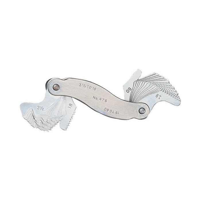 Starrett 476 Screw Pitch Gauge tpi 3 1/2 - 60 Starrett - Town Tools