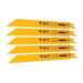 Dewalt Power Tools Bi-Metal Reciprocating Blade for Metal 203mm x 14 TPI (Pack 5) DeWALT Power Tools - Town Tools