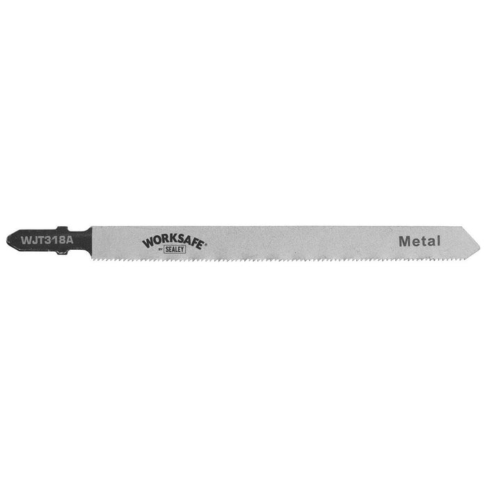 Sealey Jigsaw Blade Metal 105mm 21tpi Pack of 5 WJT318A Sealey - Town Tools 