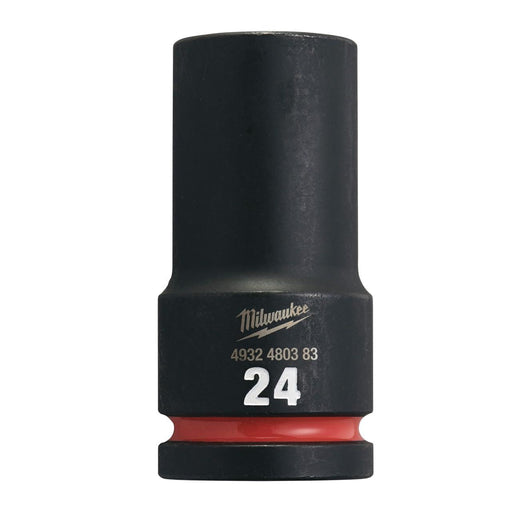 Milwaukee 24Mm 3/4 Impact Socket Deep-1Pc Ne 4932480383 Milwaukee - Town Tools