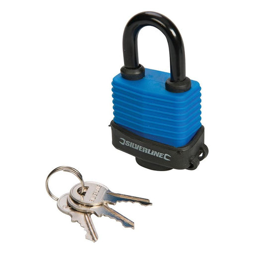 Silverline Weather-Resistant Padlock 48mm Silverline - Town Tools 