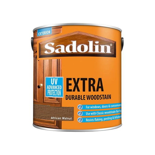 Sadolin Extra Durable Woodstain African Walnut 2.5 litre Sadolin - Town Tools