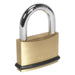 Sealey Brass Body Padlock 60mm PL203 Sealey - Town Tools 