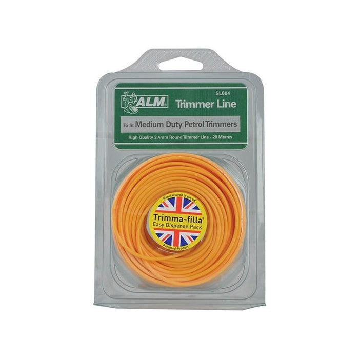 Alm Manufacturing SL004 Medium-Duty Petrol Trimmer Line 2.4mm x 20m ALM Manufacturing - Town Tools