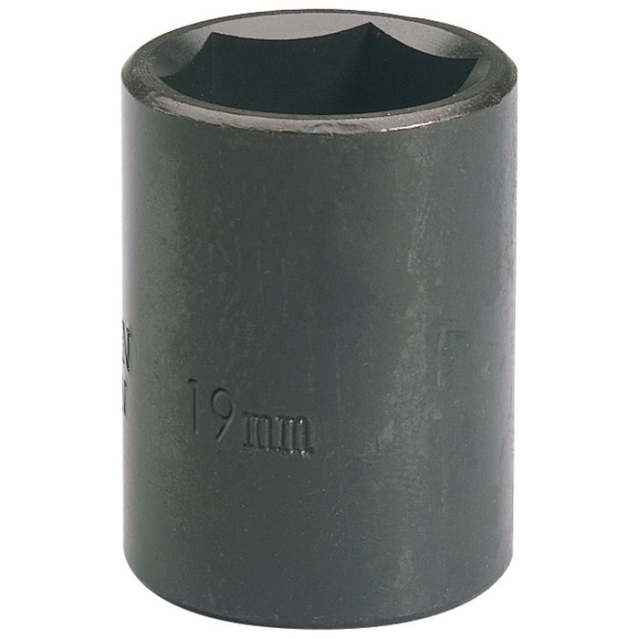 Draper Impact Socket, 1/2" Sq. Dr., 19mm (Sold Loose) 26887 Draper - Town Tools 