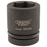 Draper Expert HI-TORQ 6 Point Impact Socket, 1" Sq. Dr., 35mm 05115