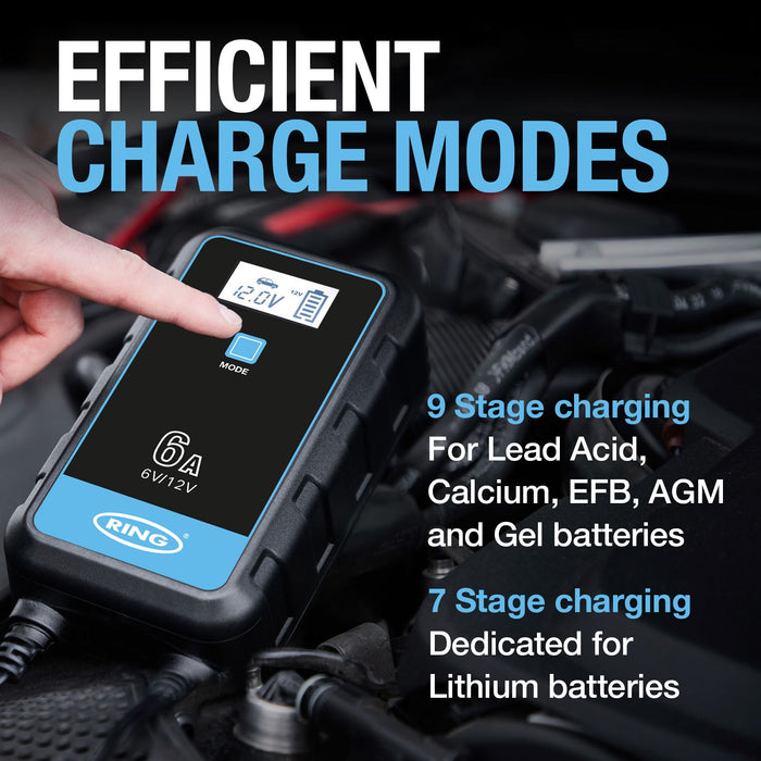 Ring RSC906T SMARTCHARGE 6 Charger & Maintainer