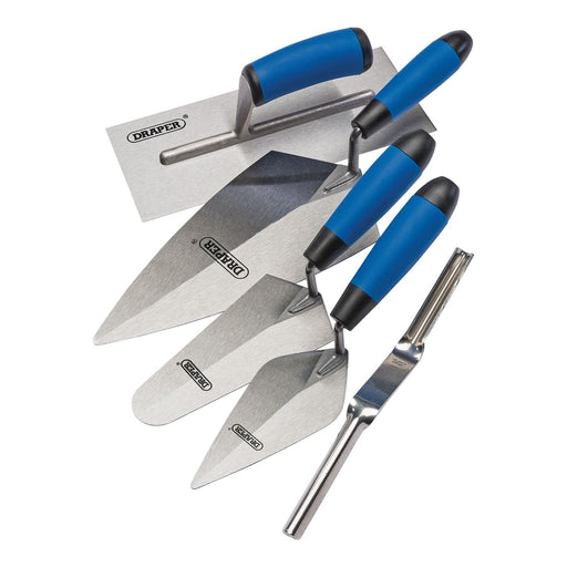 Draper Soft Grip Trowel Set (5 Piece) 70372 Draper - Town Tools 