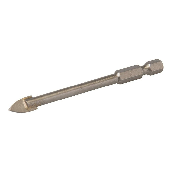 Silverline Tile & Glass Drill Bit Hex Shank 8mm Silverline - Town Tools 