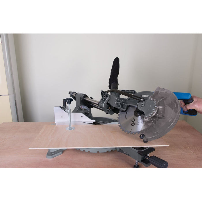 Draper Double Bevel Sliding Compound Mitre Saw, 255mm, 2000W 79899 Draper - Town Tools 