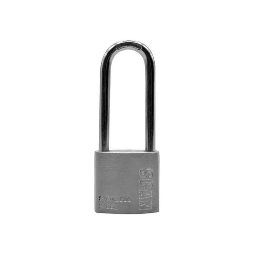 Scan Stainless Steel Padlock 32mm Long Shackle Scan - Town Tools