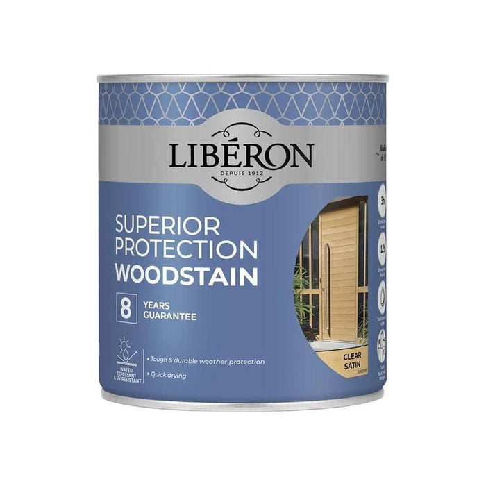 Liberon Superior Protection 8 Year Woodstain Clear Satin 750ml Liberon - Town Tools