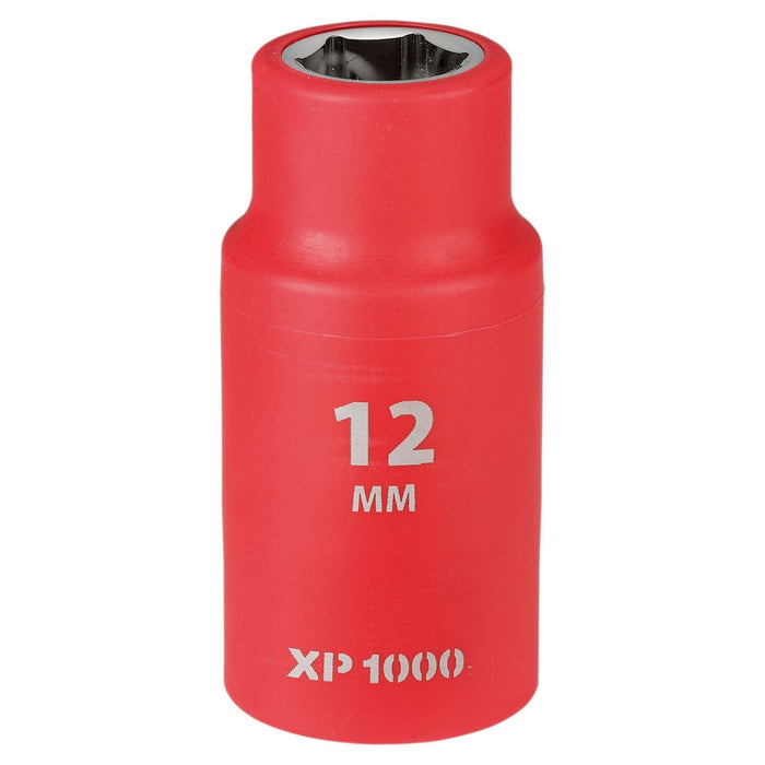Draper XP1000 VDE Socket, 1/2" Sq. Dr., 12mm Draper - Town Tools