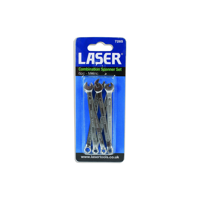 Laser Miniature Combination Spanner Set 3.2 - 5.5mm 6pc 7265