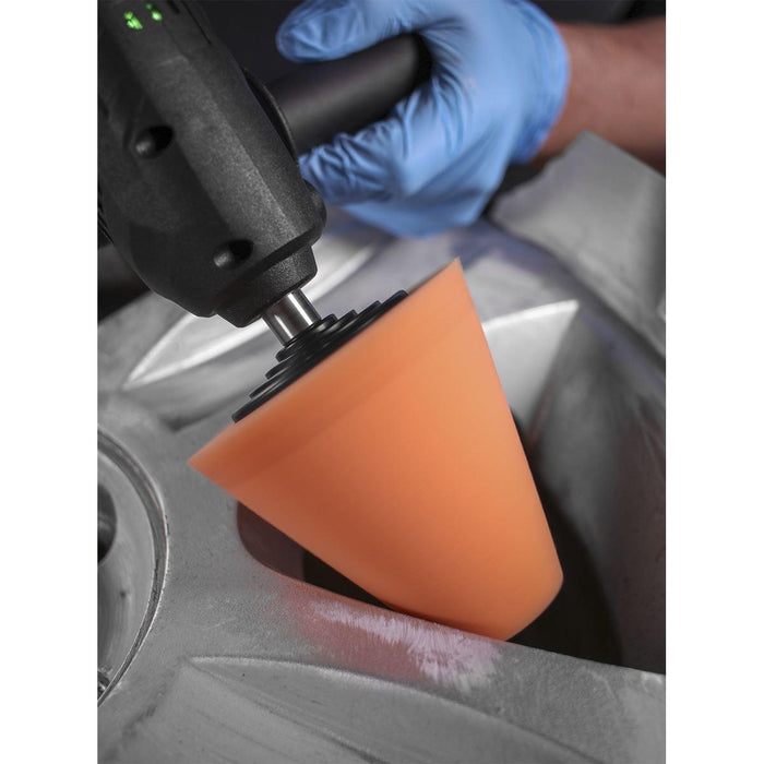 Sealey Buffing & Polishing Foam Cone Orange/Firm PTCCHC85O Sealey - Town Tools 