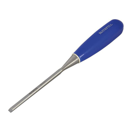 Faithfull Bevel Edge Chisel Blue Grip 6mm (1/4in) Faithfull - Town Tools
