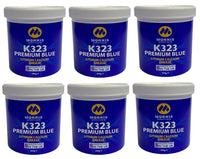 6x Morris K323 Blue Grease Tub 500g Premium Lithium Calcium High Pressure