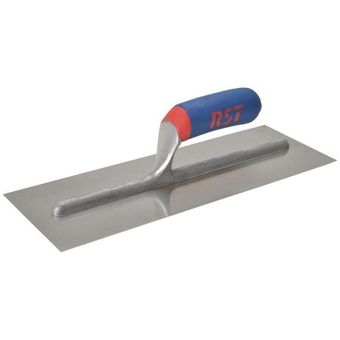 R.S.T. Plasterer's Finishing Trowel Stainless Steel Soft Touch Handle 14 x 4.3/4in R.S.T. - Town Tools